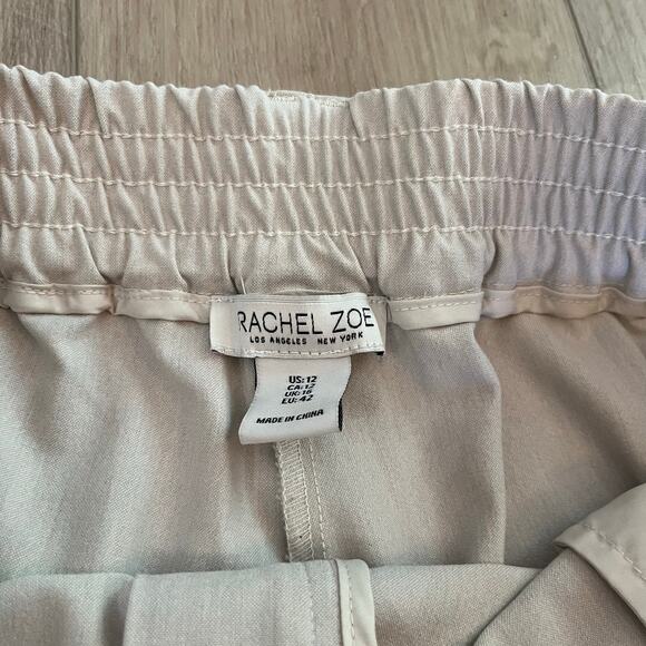 Rachel Zoe Women’s Tan High Waisted Chino Short Size 12 - Picture 2 of 8